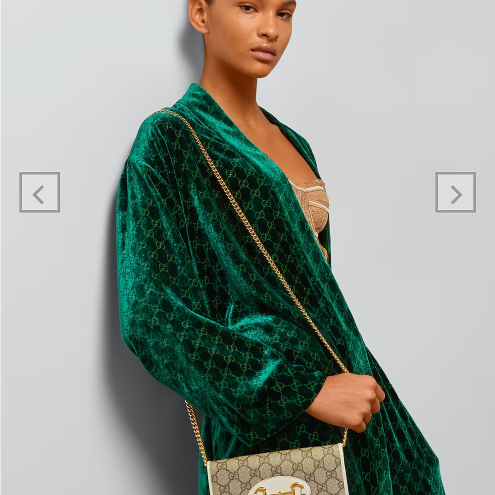 Gucci Green Velvet Robe